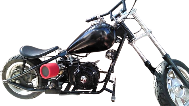 (USA)-Street Legal, Performance Mini-Chopper Motorcycles